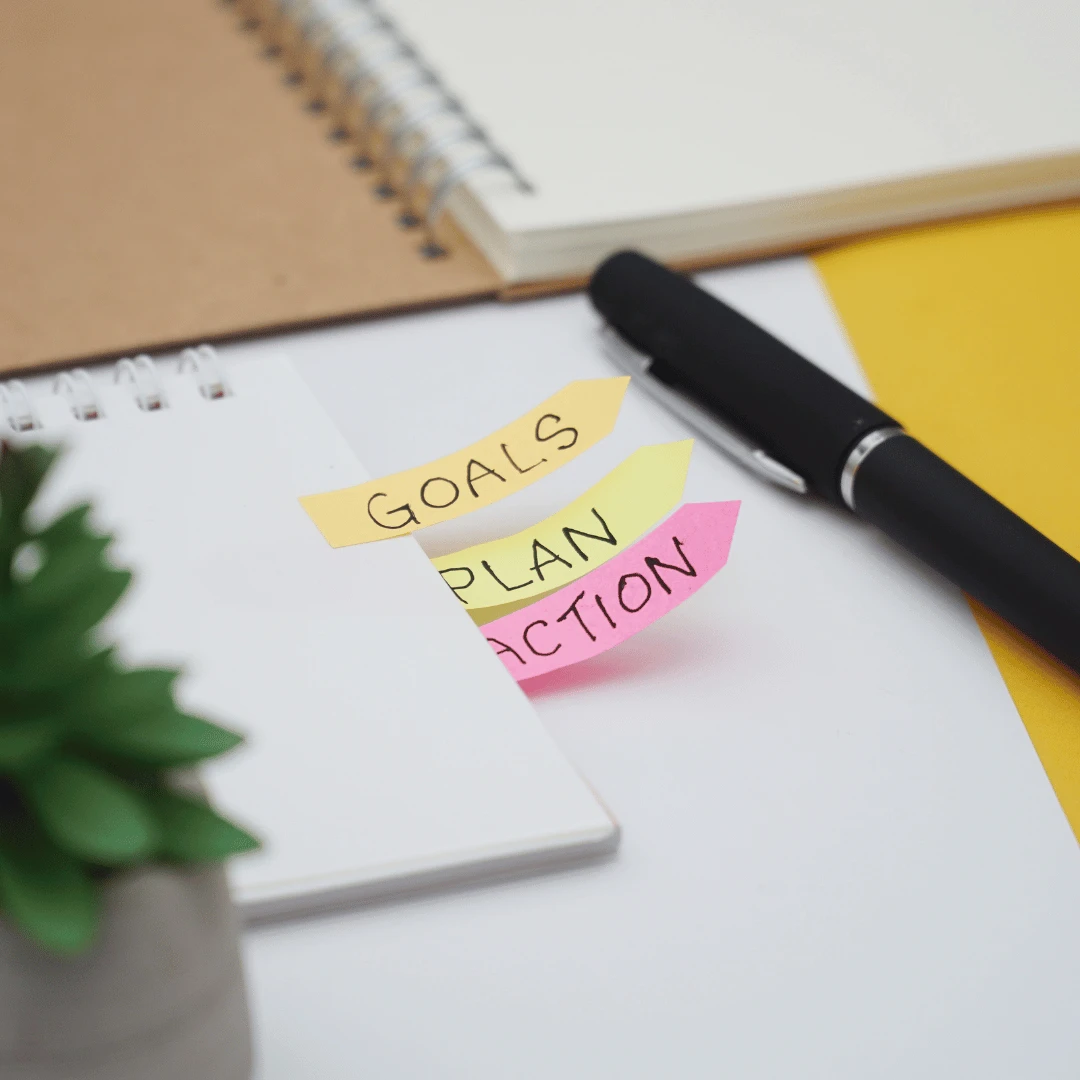 Goals, plan, action photo